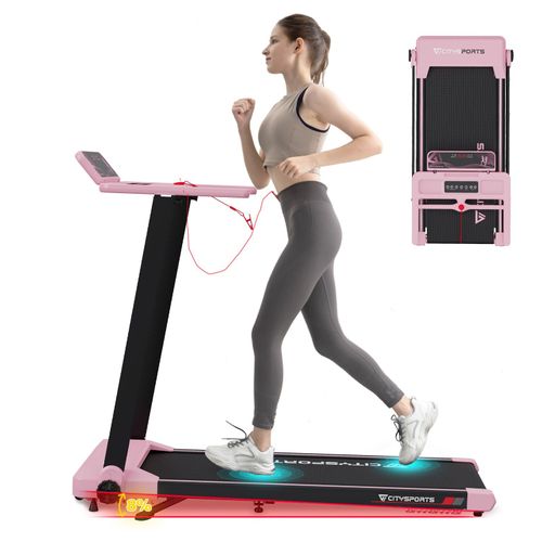 Citysports Laufband WP9, Klappbares Laufband bis 12 km/ h APP walking jogging pad