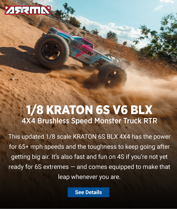 1/8 KRATON 6S V6 BLX RTR