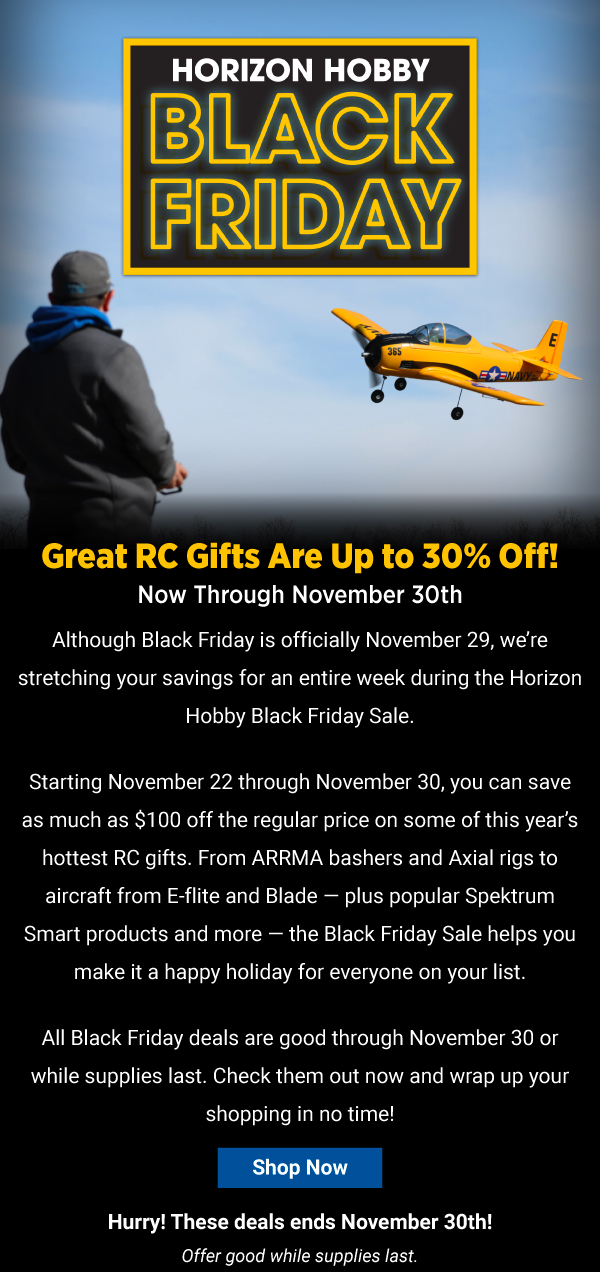 Pre Black Friday Sale