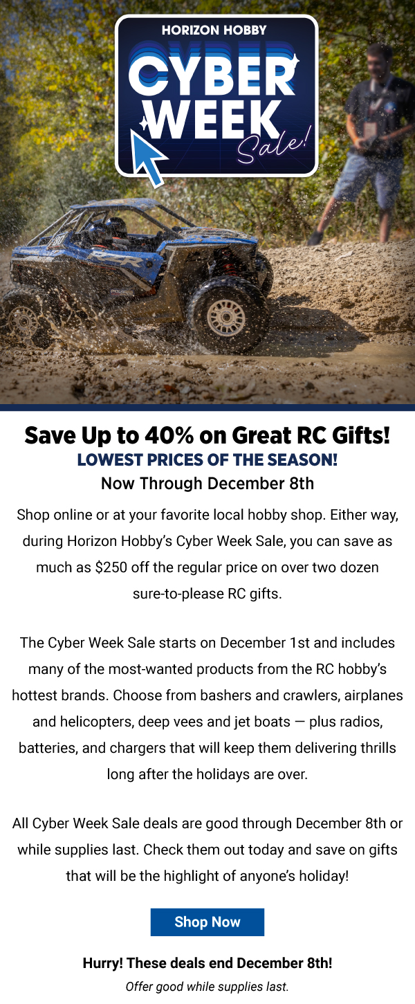 Cyber Week Sale