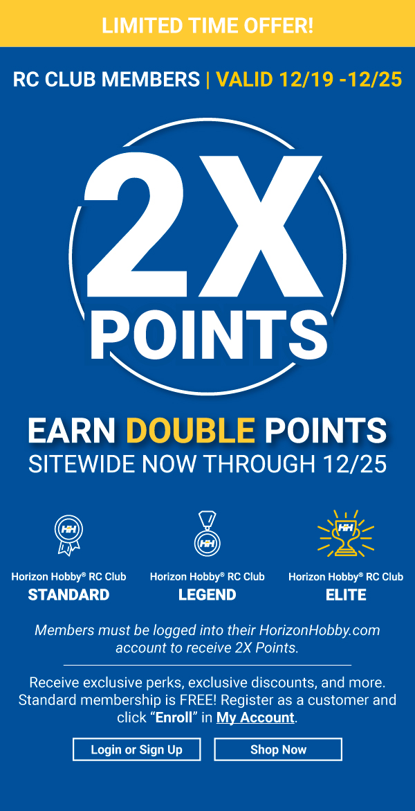 Earn 2X Points Shop Now