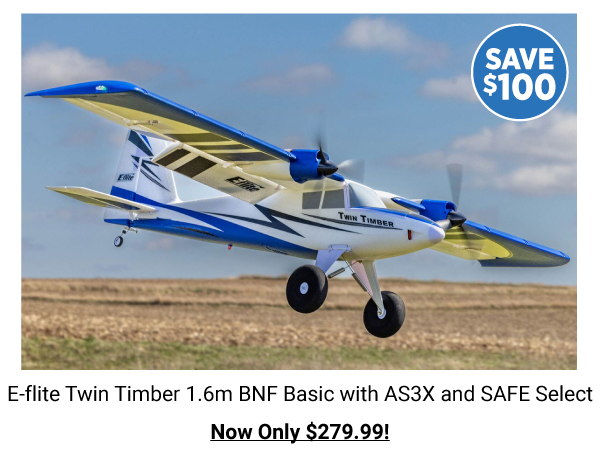 Snowy Savings E-flite Twin Timber