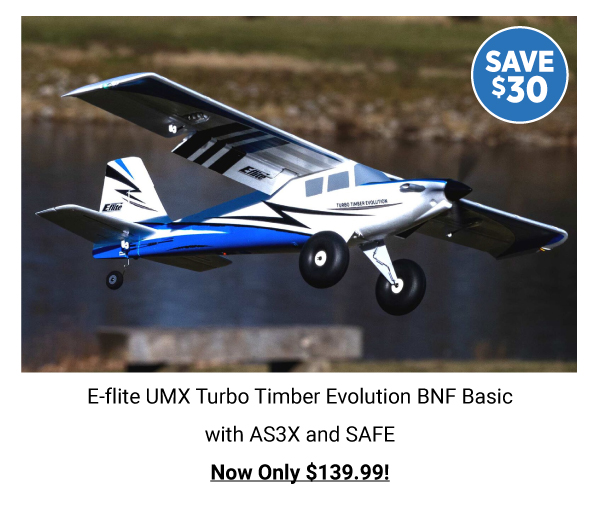 Snowy Savings E-flite UMX Turbo Timber