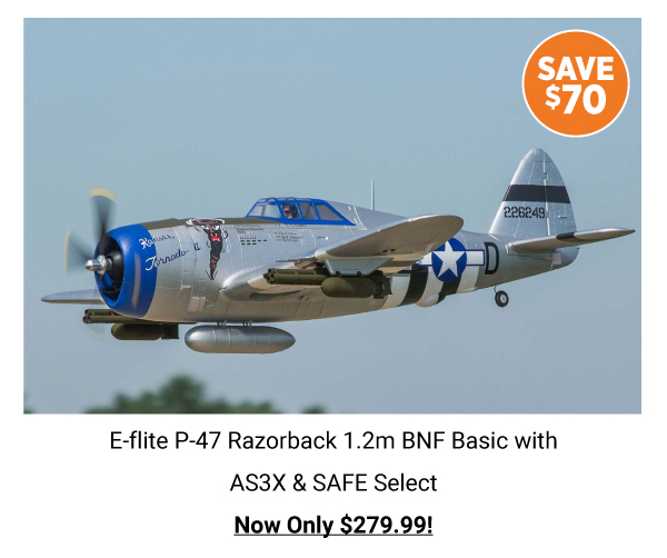 E-flite P-47