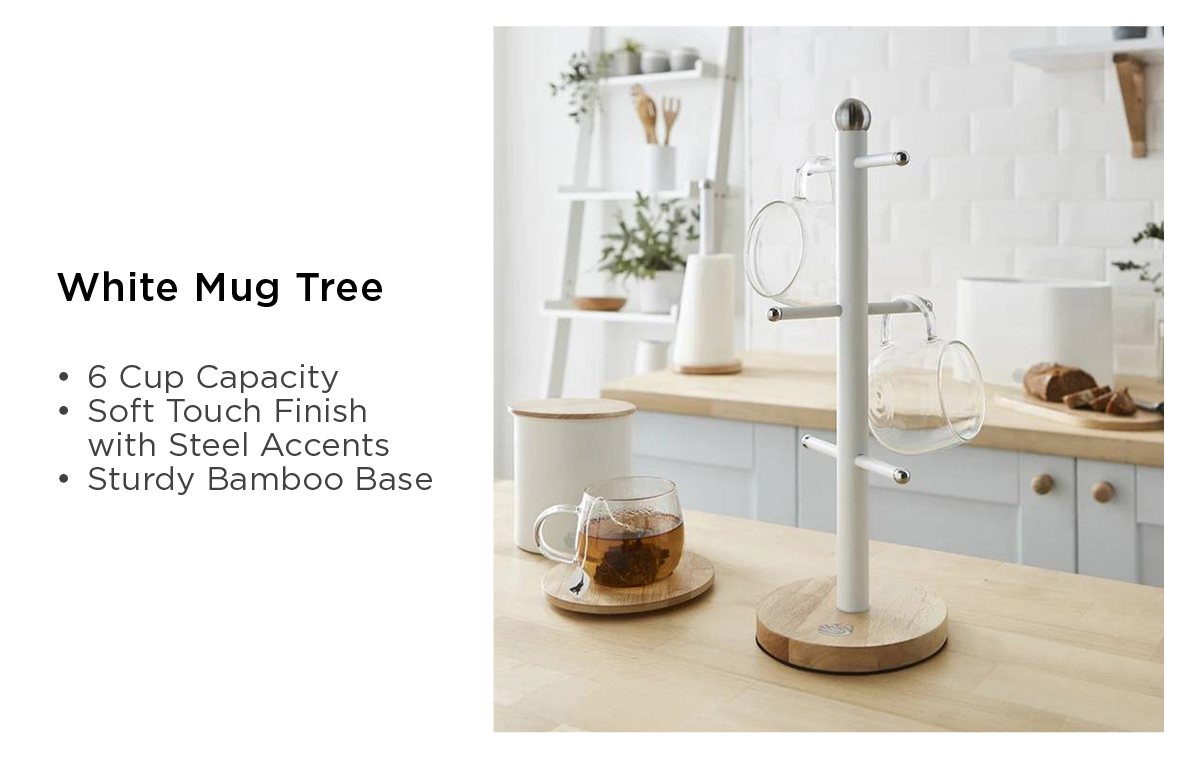 White Mug Tree