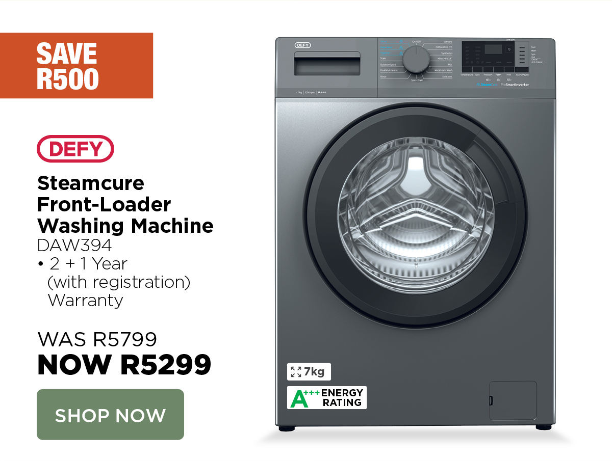 Defy front loader washing machine
