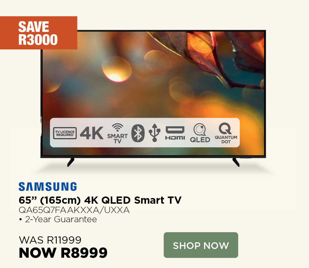 samsung QLED 65inch