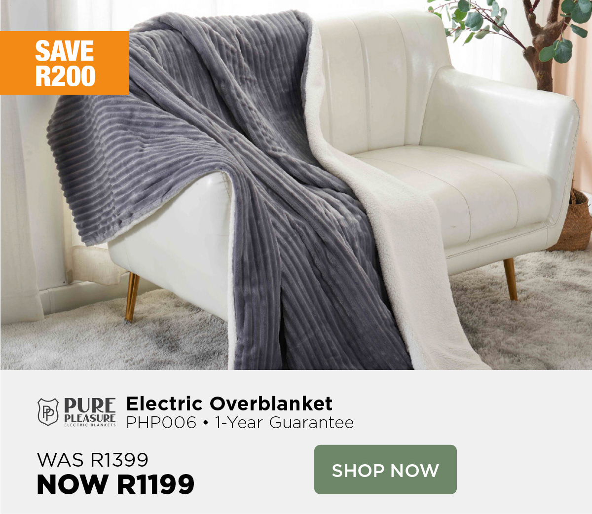 Pure Pleasure Electric Overblanket