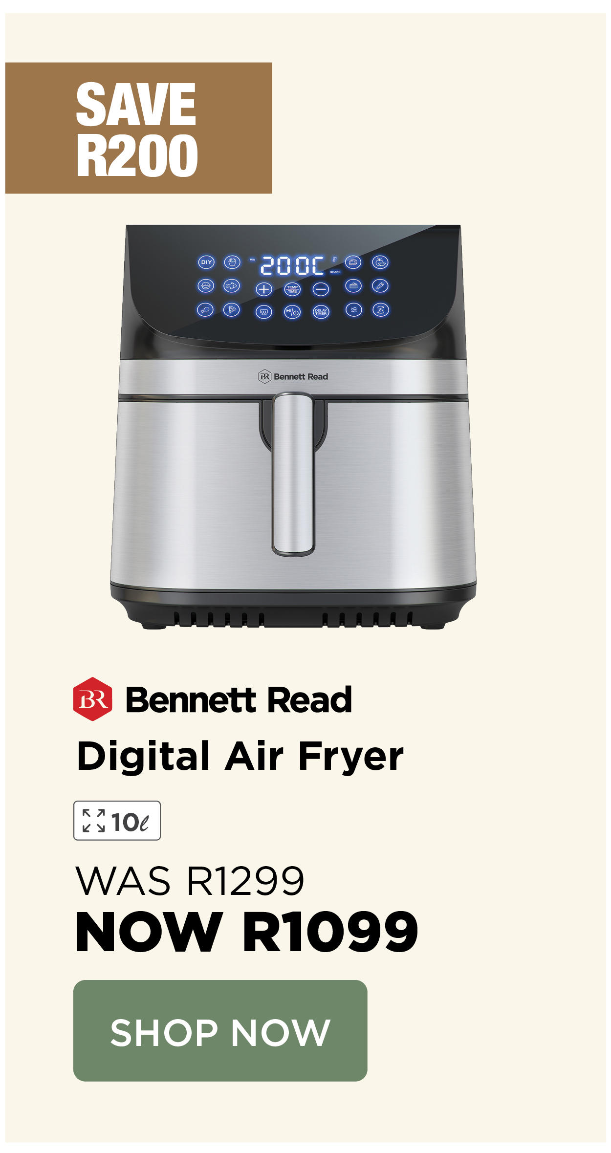 Bennett Read Digital Air Fryer