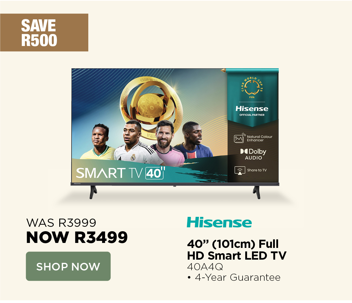 Hisense HD Smart LED TV