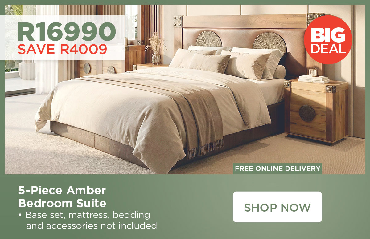5-Piece Amber Bedroom Suite