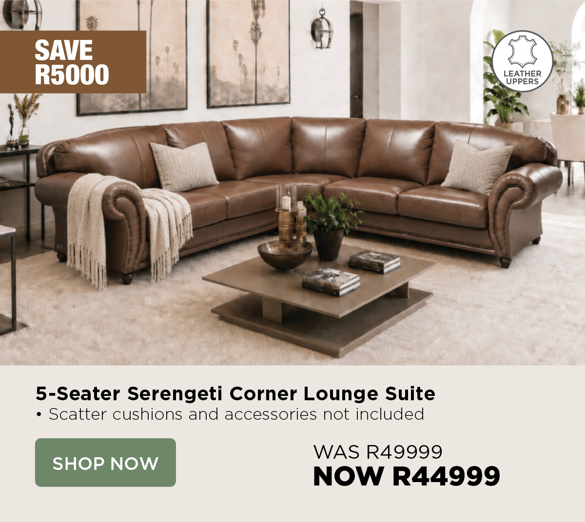 5-seater Serengeti Corner Lounge Suite