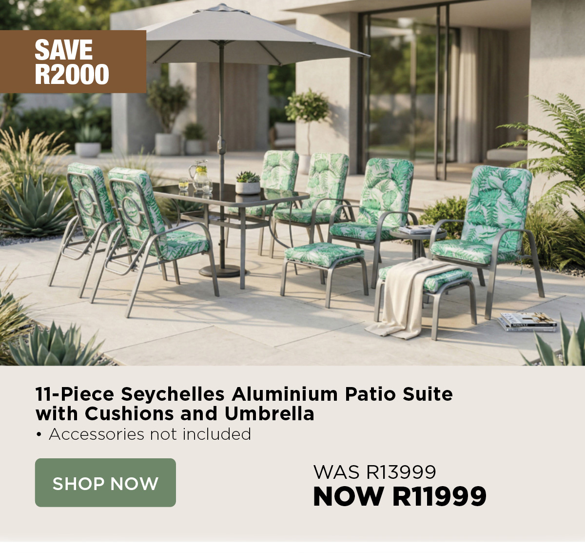 11-Piece Seychelles Patio Suite