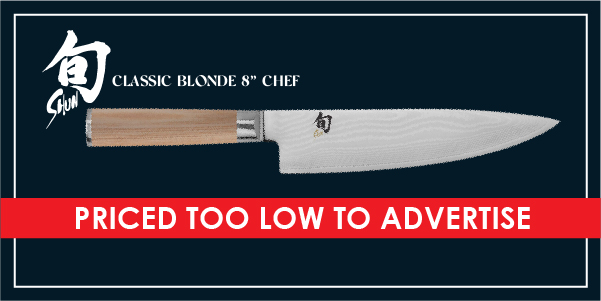 Shun Blonde Chef Knife Door Crasher Sale