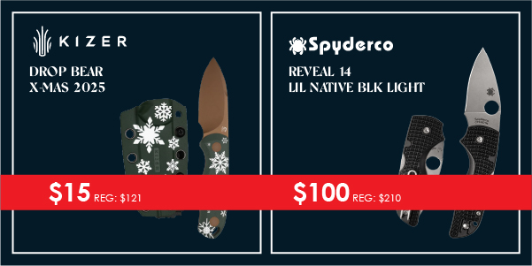 Kizer and Spyderco Door Crasher Sale
