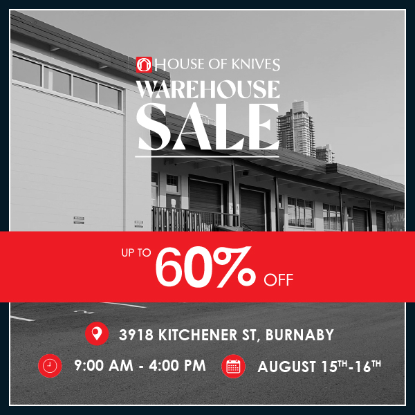 House of Knives 2026 Warehouse Sale