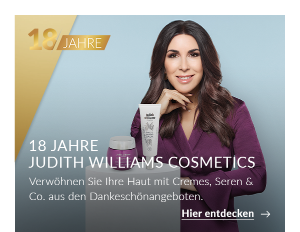 18 Jahre Judith Williams Cosmetics