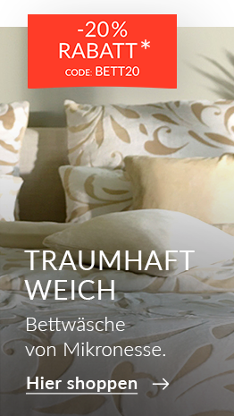 Bettwäsche mit Gutschein sichern