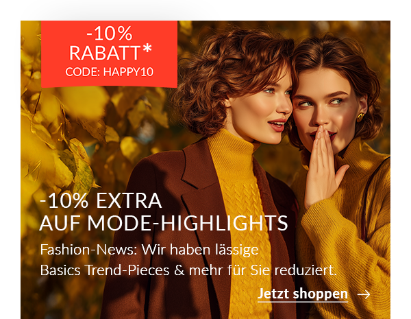 -10% Gutschein auf Mode
