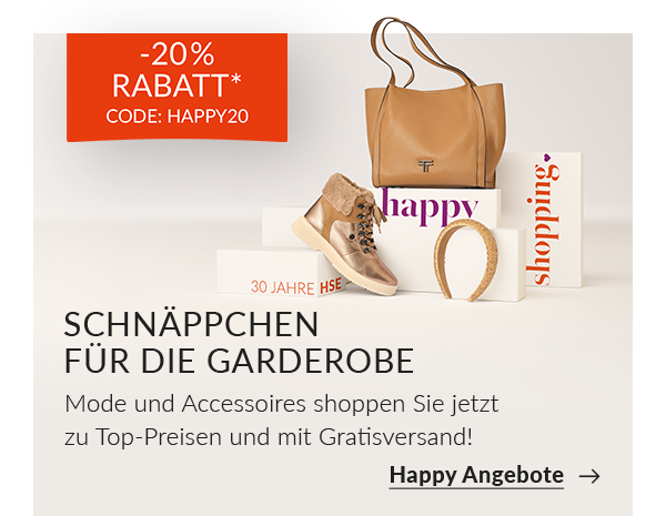 Happy Shopping: Mode mit Gutschein
