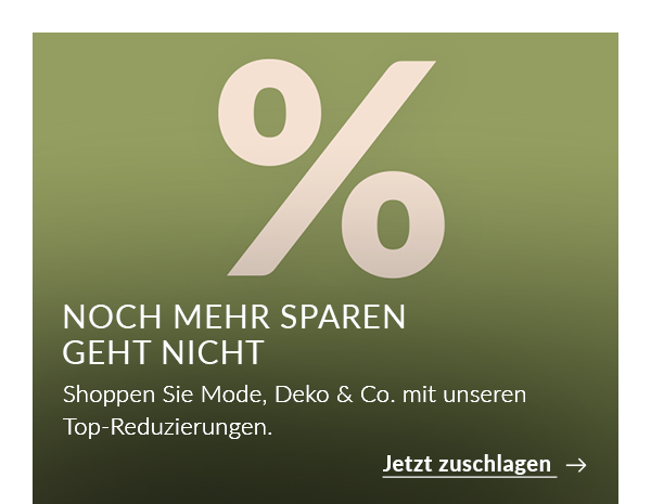 Noch mehr sparen geht nicht