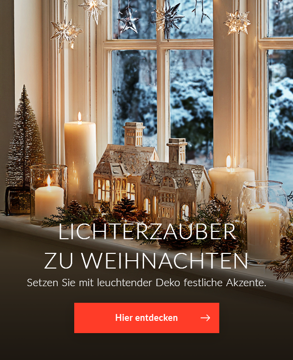 Leuchtende Weihnachtsdeko