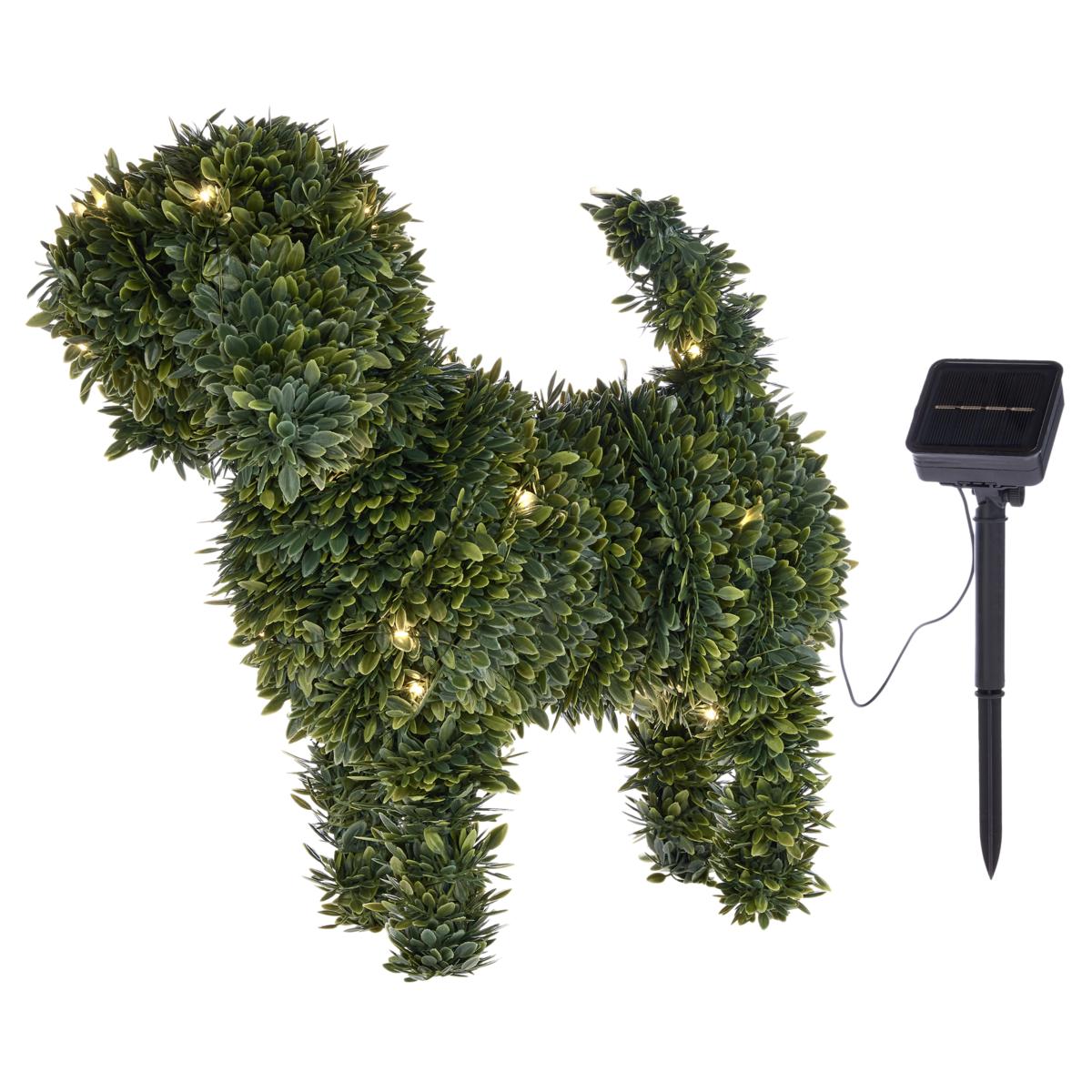 Improvements 15" LED Boxwood Dog