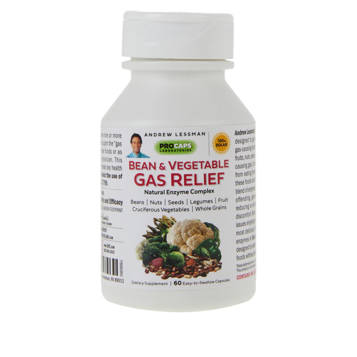 Bean and Vegetable Gas Relief - 60 Capsules