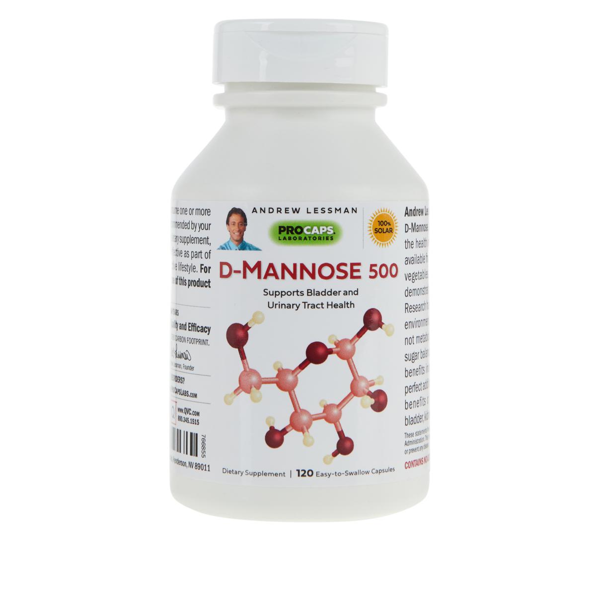 D-Mannose 500 - 120 Capsules