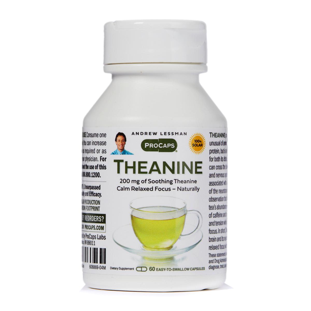 Theanine 200 - 60 Capsules