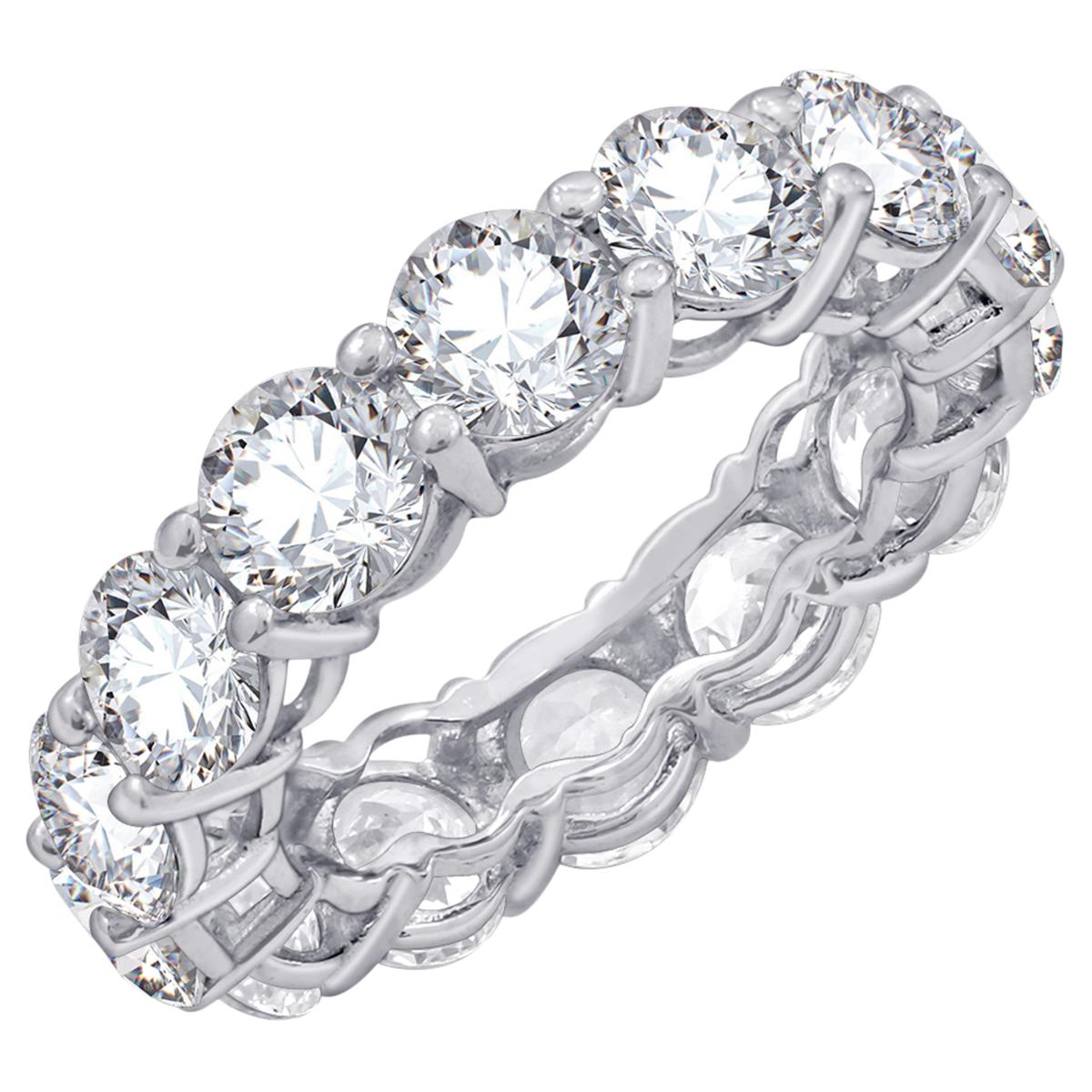 Radiance by Absolute™ Round Prong-Set Eternity Band Ring