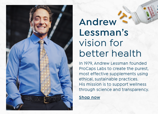 andrew lessman's vision for better health