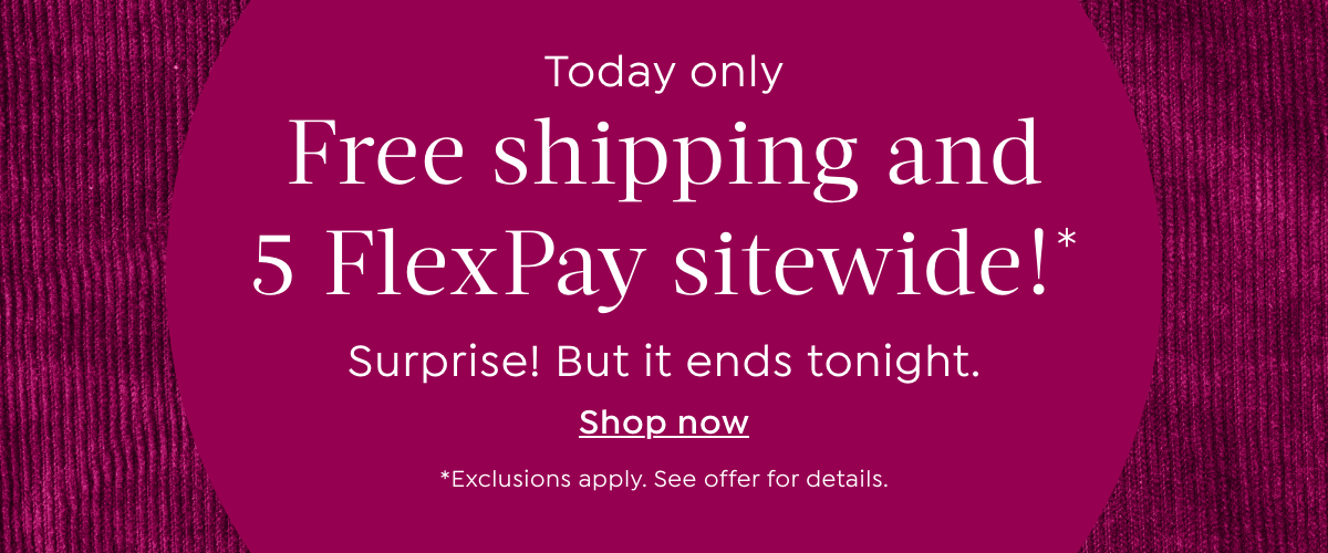 Free Shipping