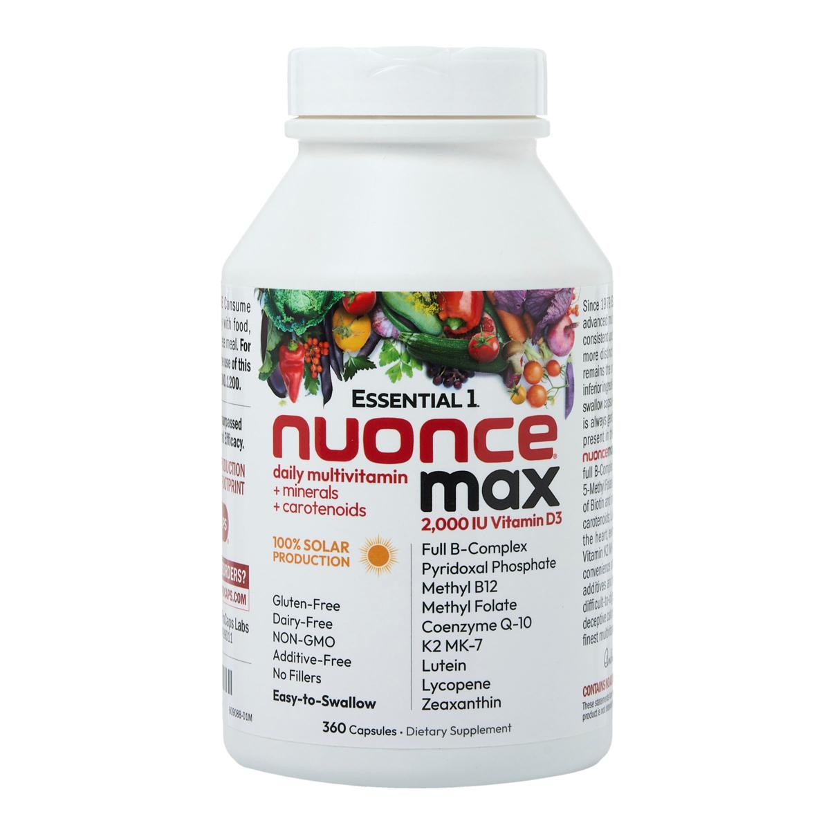 Essential-1 NUONCE MAX with Vitamin D3-2000 - 360 Capsules