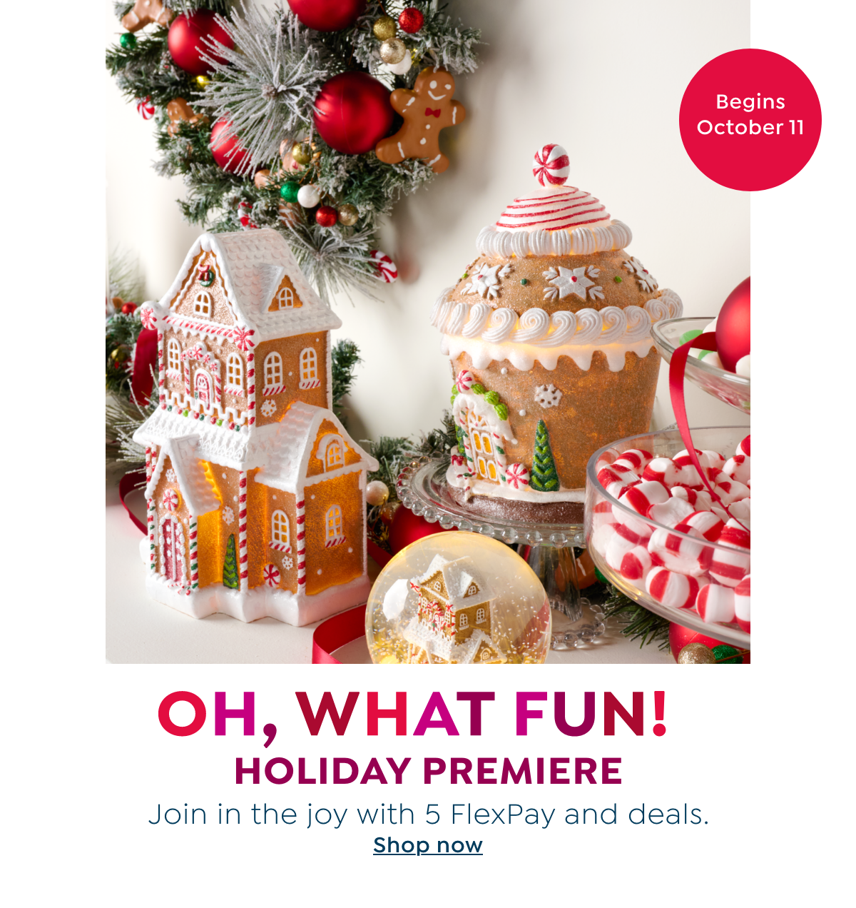 join in the joy with 5 flexpay and deals