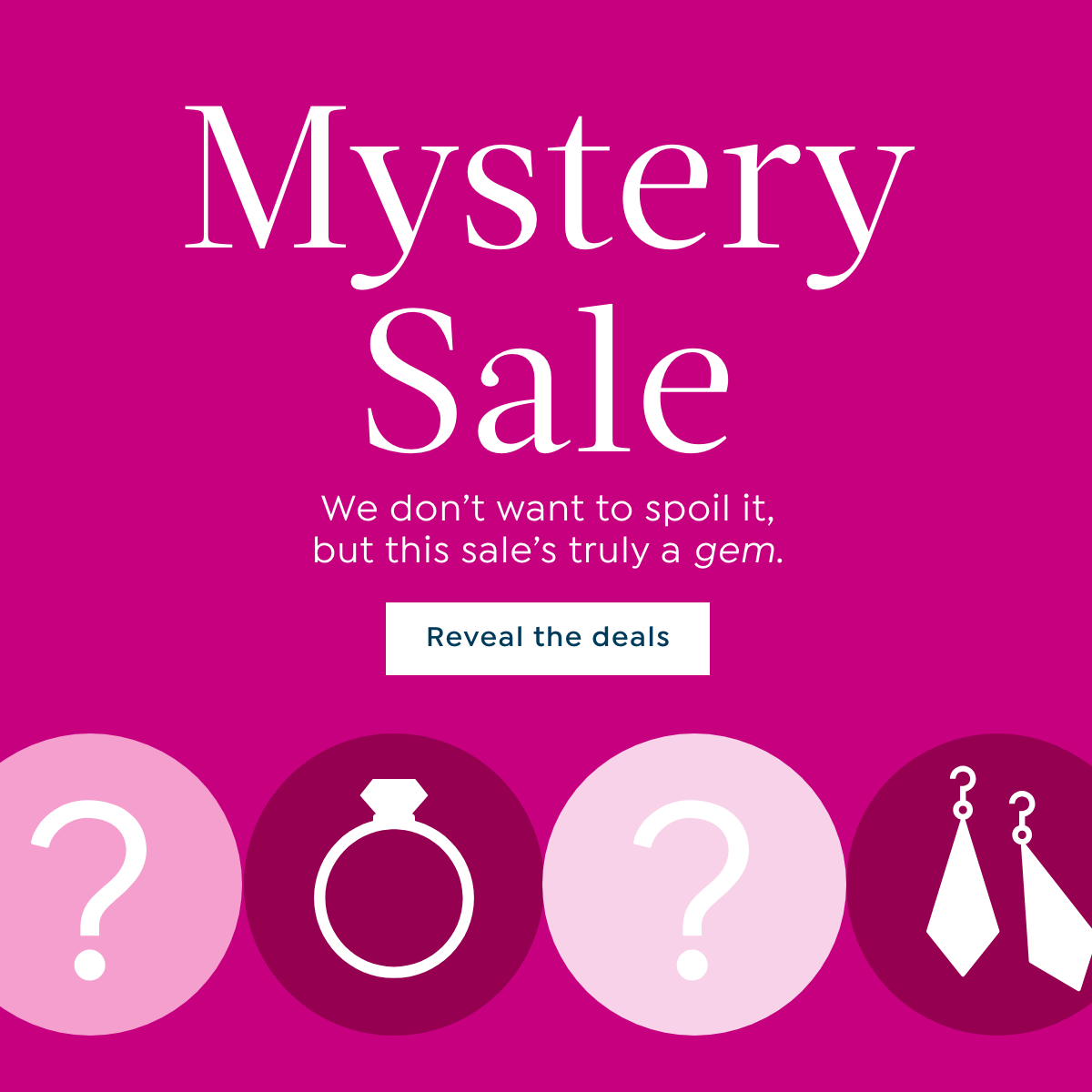 mystery sale