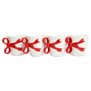 Lorna Maseko Bow Mugs in Gift Boxes - Set of 4
