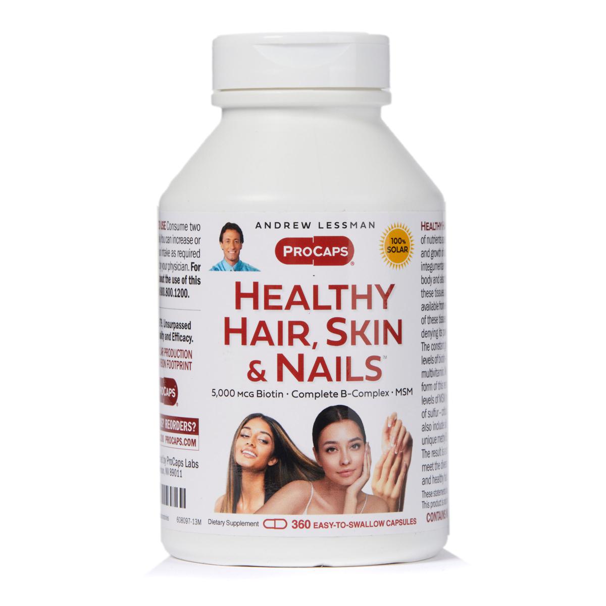 Healthy Hair, Skin and Nails - 360 Capsules
