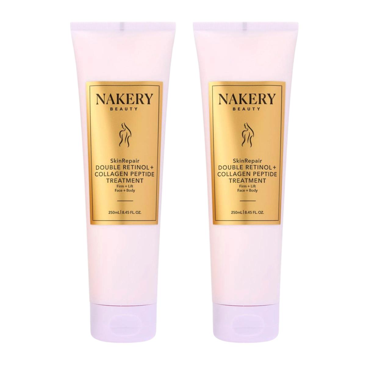 Nakery Beauty Double Retinol + Collagen Peptide Treatment 2-pack