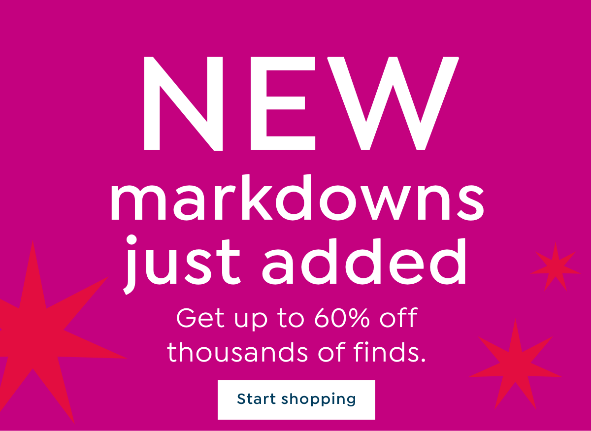new markdowns 