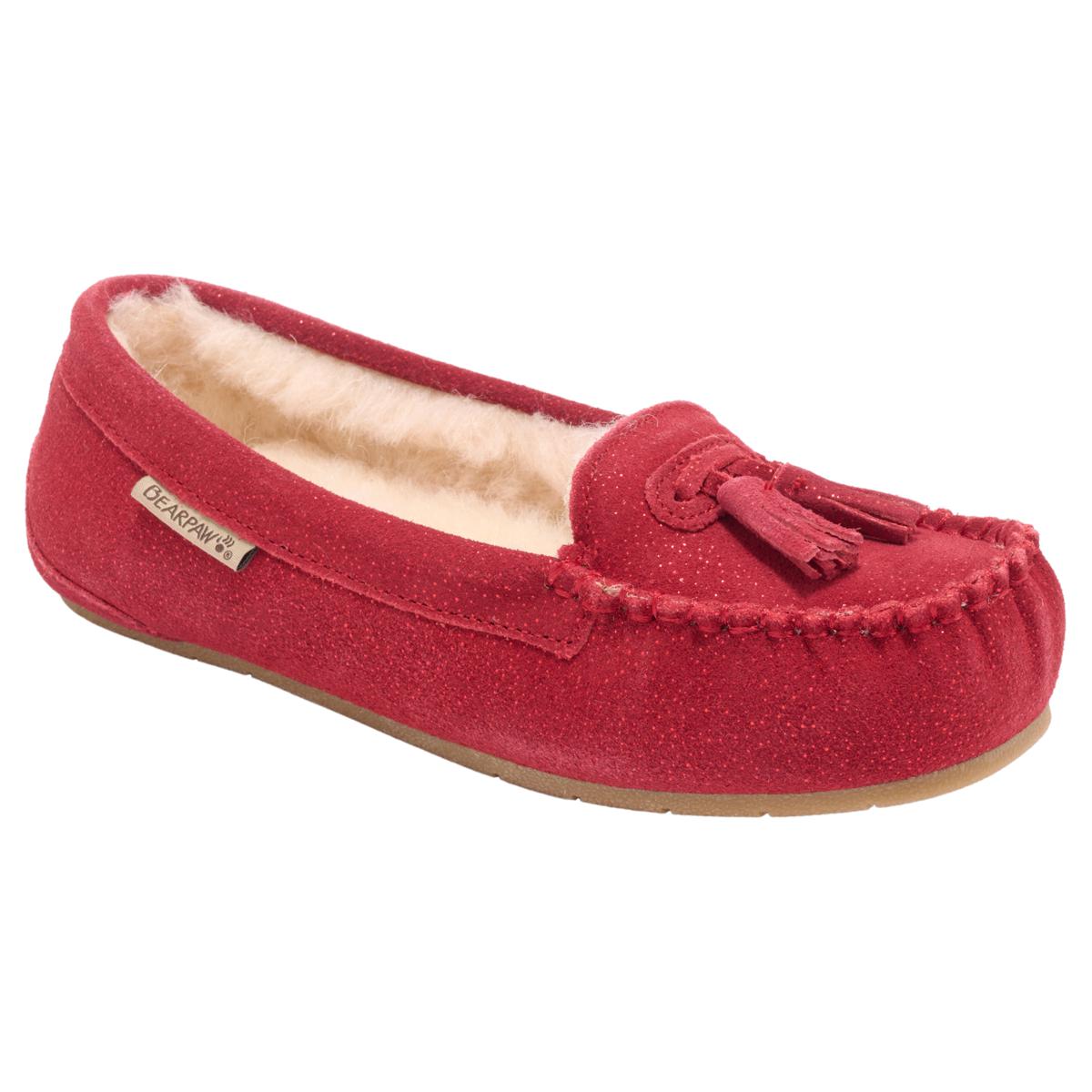 BEARPAW® Lucky Moccasin with Tassel & Rain & Stain Treated