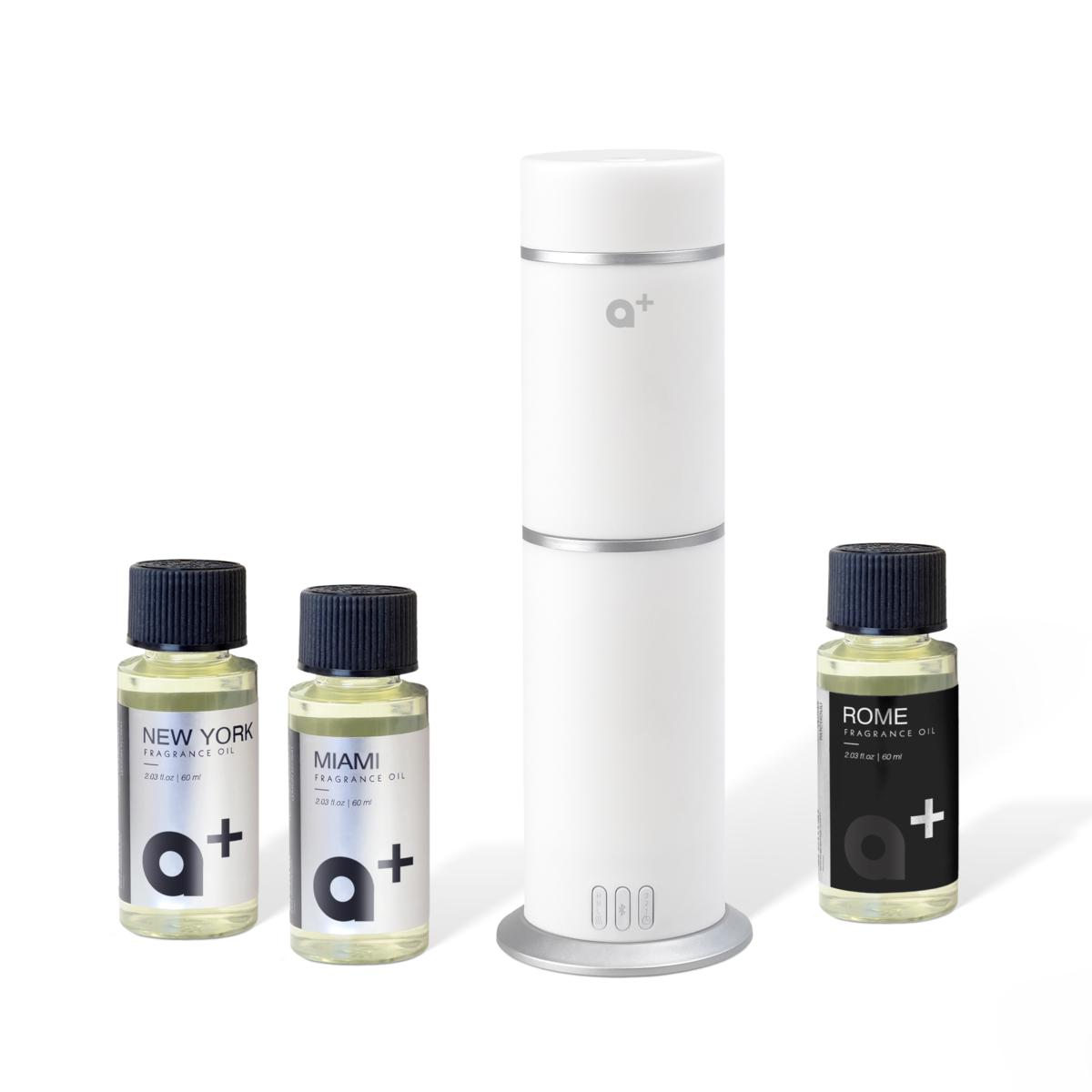 Aromar Plus Waterless Diffuser with 3 Fragrance Oils