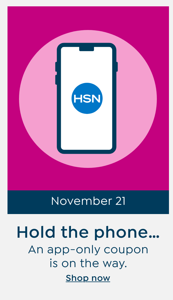 an app-only coupon is on the way