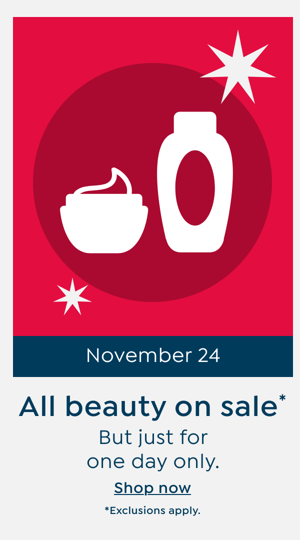 all beauty on sale*