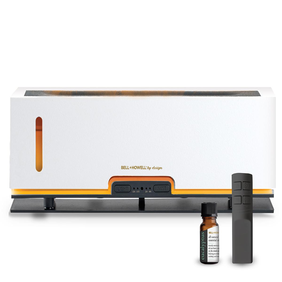 Bell & Howell Humidifier with Flame Effect Aroma Diffuser and Remote