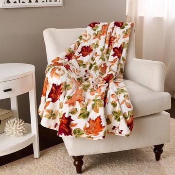 Warm & Cozy Lightweight Printed Plush Blanket