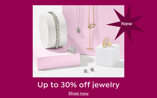 up to 30% off jewelry