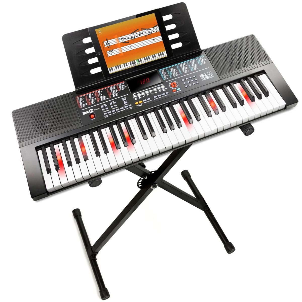 RockJam Multi-Function Light-Up Musical Keyboard