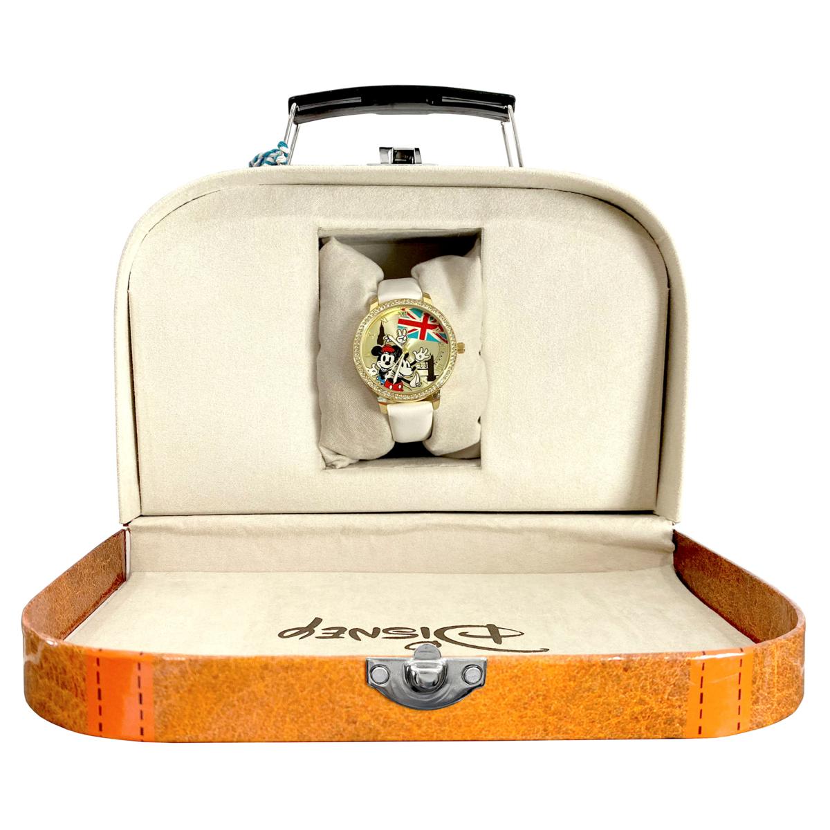 Disney Mickey & Minnie Special Edition Travel Watch with Suitcase Box