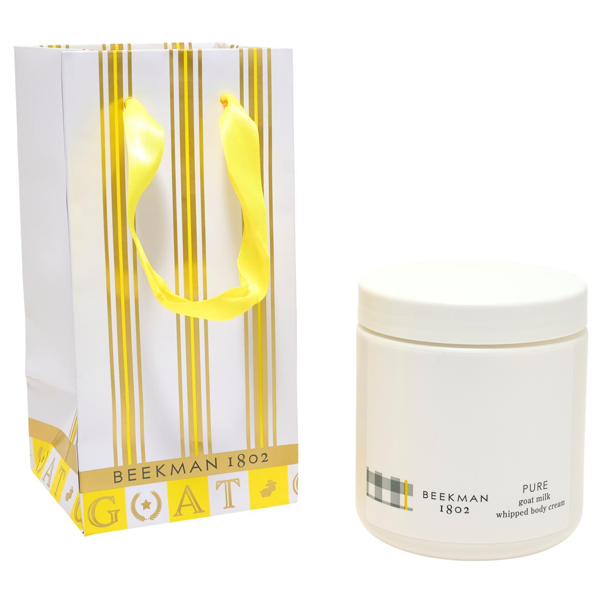 Beekman 1802 18-oz. Pure Goat Milk Whipped Body Cream with Gift Bag